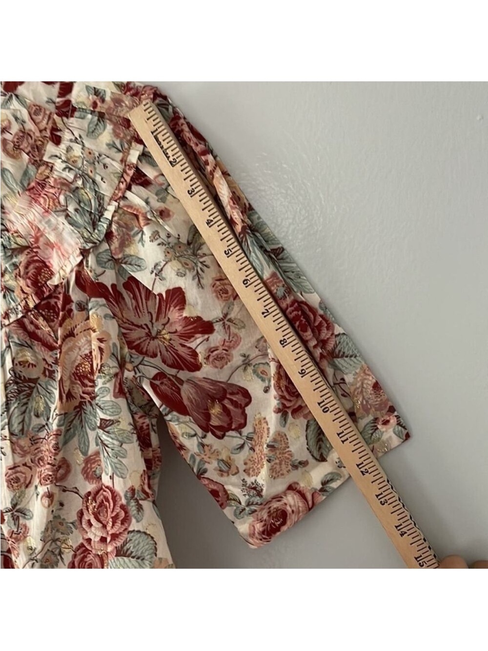 Rebecca Taylor La Vie Top Size Small Cottage Core Prairie Fall Coquette Girl - Picture 6 of 8